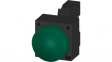 3SB32446BA40 Indicator with LED, Plastic, green