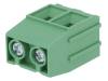 DG136T-10.16-02P-14-1002AH, Зажимная рейка для печатных плат; угловой 90°; 10,16мм; на PCB, DEGSON