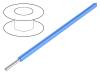 2842/1 BL005, Провод; MIL-W-16878/6 (Type ET); однопров; Cu; 28AWG; синий; PTFE, Alpha Wire