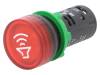 XB5KS2B4, Звуковой сигнализатор; 22мм; Harmony XB5; O22мм; 24ВAC; 24ВDC, SCHNEIDER ELECTRIC