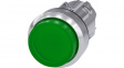 3SU1051-0BB40-0AA0 SIRIUS ACT Illuminated Push-Button front element Metal, glossy, green