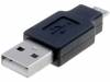 CA416-PB Адаптер; USB 2.0; вилка USB A, вилка micro USB B; никелированные