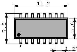 4816P-T02-223LF, Resistor network SMD 22 kOhm +- 2 %, Bourns