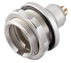 09-4907-080-03, Panel-mount plug Pole no.=3, Binder