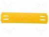 TIPTAG-HF-11X65-POYE, Бирки маркировочные; Шир:11мм; Цвет: желтый; Дл:65мм; -40?90°C, HellermannTyton