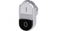 3SU1051-3BB61-0AK0 SIRIUS ACT Twin Push-Button front element Metal, glossy, white/black
