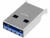 209A-SG03, Вилка; USB A; на плату; SMT; угловой 90°; Верс: USB 3.0; позолота, ATTEND
