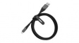 78-52643 Cable, USB-A Plug - Apple Lightning, 1m, USB 2.0, Black
