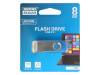 UTS2-0080B0R11, Флешка; USB 2.0; 8ГБ; синий; Считывание:20МБ/с; Запись:5МБ/с, GOODRAM