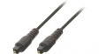 CAGP25000BK30 Optical Audio Cable TosLink Plug - TosLink Plug 3m