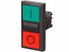 3SB3100-8AC21, Переключатель: двойной; 1; 22мм; красный/зеленый; IP65; -25?70°C, Siemens