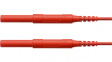 HSPL 7576 / 1 / 200 / RT Safety test lead for high voltage diam 4 mm red 200 cm 1 mm CAT IV
