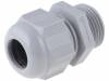 HT M25 RAL7001, Кабельный ввод; M25; IP68; Мат-л: полиамид; темно-серый, Helukabel