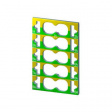 6ES7193-6CP71-2AA0 ET200SP Кодовая цветовая табличка с цветами желтый/зеленый