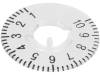 A4431060, Диск со шкалой; поликарбонат; прозрачный; распорным стержнем, OKW