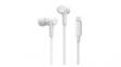 G3H0001BTWHT Headphones, In-Ear, 20kHz, Cable, White