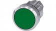 3SU10500AA400AA0 SIRIUS ACT Push-Button front element Metal, glossy, green