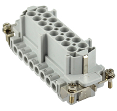 JNEF 16 N, female insert, 32 poles + PE (2 inserts), ILME