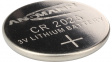5020142 Lithium Button Cell Battery,  Lithium Manganese Dioxide, 3 V