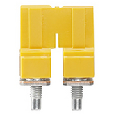 1055060000, WQV 10/4 cross connector 10 mm2 yellow, Weidmuller