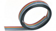 3302/5 [30 м]  Ribbon Cable Poles 50 0.08 mm 30.5 m Black, Blue, Brown, Green, Grey, Orange, R