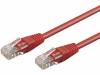 DK-1511-030/RED Patch cord; U/UTP; 5e; многопров; Cu; ПВХ; красный; 3м