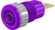 23.3060-26 Safety Socket 4mm Violet 32A 1kV Gold-Plated