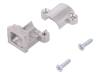 61030000143 Cable clamp; for D-Sub enclosures