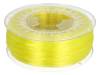ABST-1.75-BRIGHT YELLOW TRANSPARENT, Филамент: ABS+; прозрачный, желтый (светлый); 1кг; ±0,05мм; 1,75мм, DEVIL DESIGN