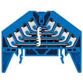 1267910000, PPV 4 BL 35X15 DGR potential distributor ppv 4 din35x15 mm inputs=16 0.5...1.5 m, Weidmuller