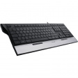 JK-0100DE EasyHub keyboard DE / AT USB Silver - Black