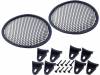 GRILL1065-BK, Декоративная решетка динамика; 6,5", 4CARMEDIA