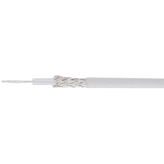 RG 316, Coaxial cable 100 m Silver-Plated Copper Brown, Habia Cable