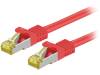 91634 Patch cord; S/FTP; 7; многопров; Cu; LSZH; красный; 7,5м