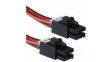 45133-0610 UltraFit Cable Assembly, 6 Poles, Black, 1m