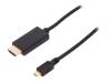 AK-300307-010-S, Адаптер MHL; USB 2.0; вилка HDMI, вилка micro USB B; 1м; 28AWG, ASSMANN