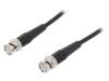 KO 88-58/100/SW, Измерительный провод; 1м; черный; Строение:2 вилки BNC "мама", Schutzinger