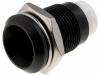 SMD1 129, Держатель LED; 8мм; металл; вогнутый; с пластиковой заглушкой, SIGNAL-CONSTRUCT