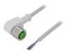 7014-12341-2140500, Соединительный кабель; M12; PIN: 4; угловой; 5м; вилка; 250ВAC, MURRELEKTRONIK