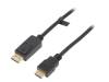 CV0126 Кабель; DisplayPort 1.2; вилка DisplayPort,вилка HDMI; 1м