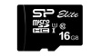 SP016GBSTHBU1V10SP Memory Card, 16GB, microSDHC, 85MB/s, 15MB/s