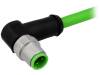 21349400405050, Вилка; M12; PIN:4; "папа"; код D-Ethernet; 5м; изоляция: ПВХ, Harting