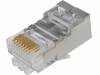 5-569550-3 Вилка; RJ45; PIN:8; Кат:5e; экранированный, с направляющими жил