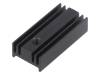 HS-112-25-PIN, Радиатор: штампованный; TO220; черный; L:25,4мм; W:12мм; H:6,5мм, STONECOLD