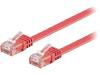 96394 Patch cord; U/UTP; 6; многопров; Cu; ПВХ; красный; Дл.кабеля:0,5м