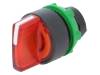 ZB5AK1243 Switch: rotary; 2-position; 22mm; red; Illumin: LED; IP66; O22mm