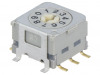ND3FR10B, Кодирующий переключатель; горизонтальный; Rконт.макс: 30мОм, NKK Switches (NIKKAI, Nihon)