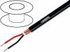 TSK1112, Кабель: для громкоговорителей; 2x1мм2; многопров; OFC; черный, Tasker