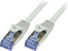 CQ3032S Patch cord; S/FTP; 6a; многопров; Cu; LSZH; серый; 1м; 26AWG