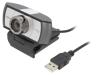 UA0377 Веб-камера; черный,серебристый; USB; 1,6м; Монтаж: клипса; 120°